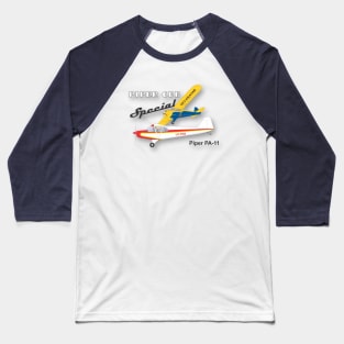 Piper PA-11 Cub Special Baseball T-Shirt